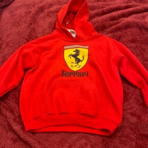 Ferrari sweatshirt size youth medium
